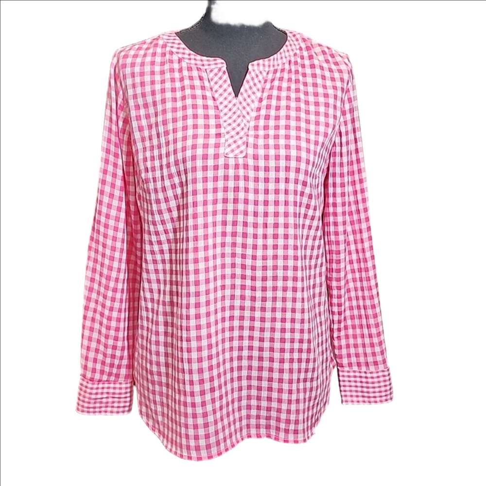TALBOTS PULL-OVER V-NECK TOP